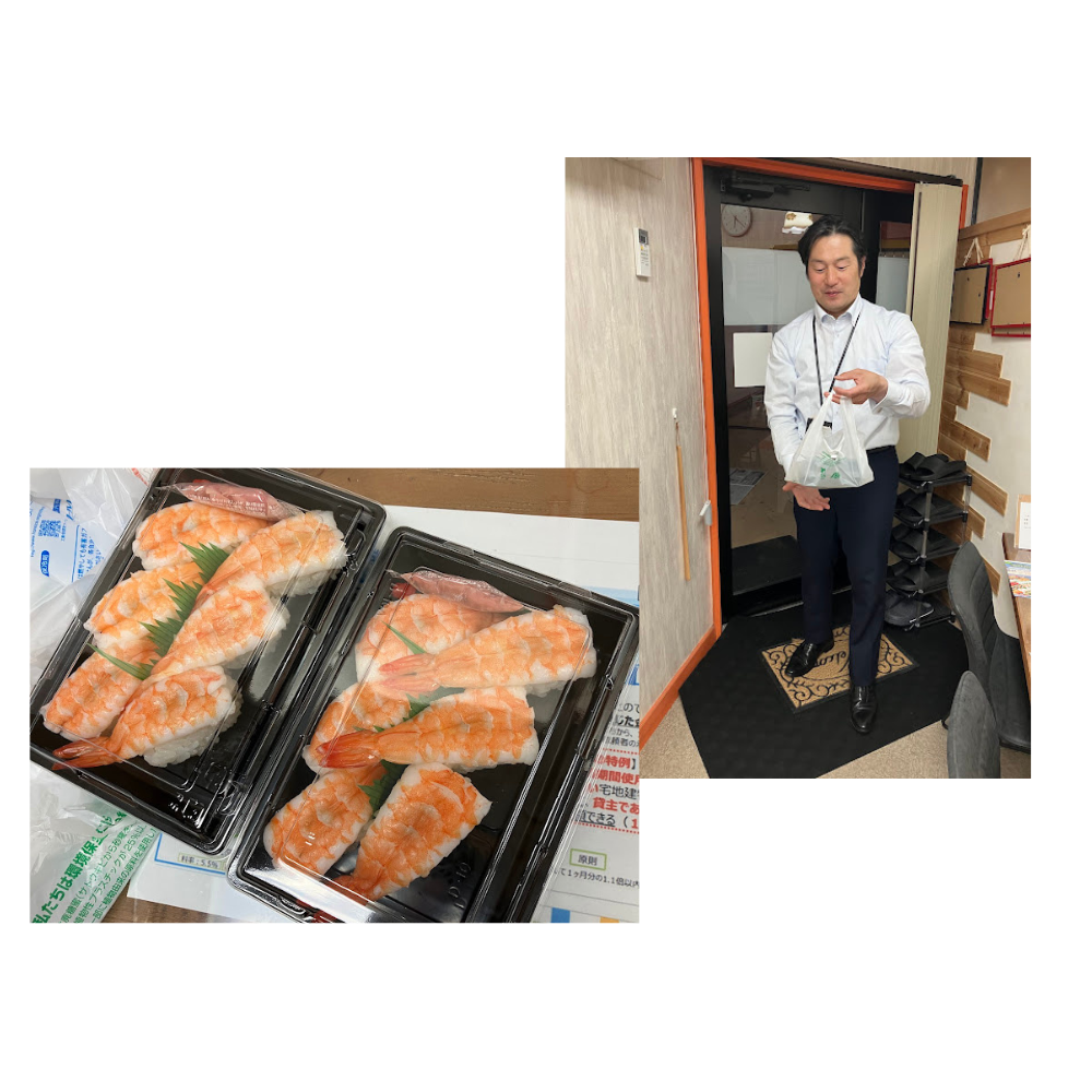 社長から差し入れ🍣