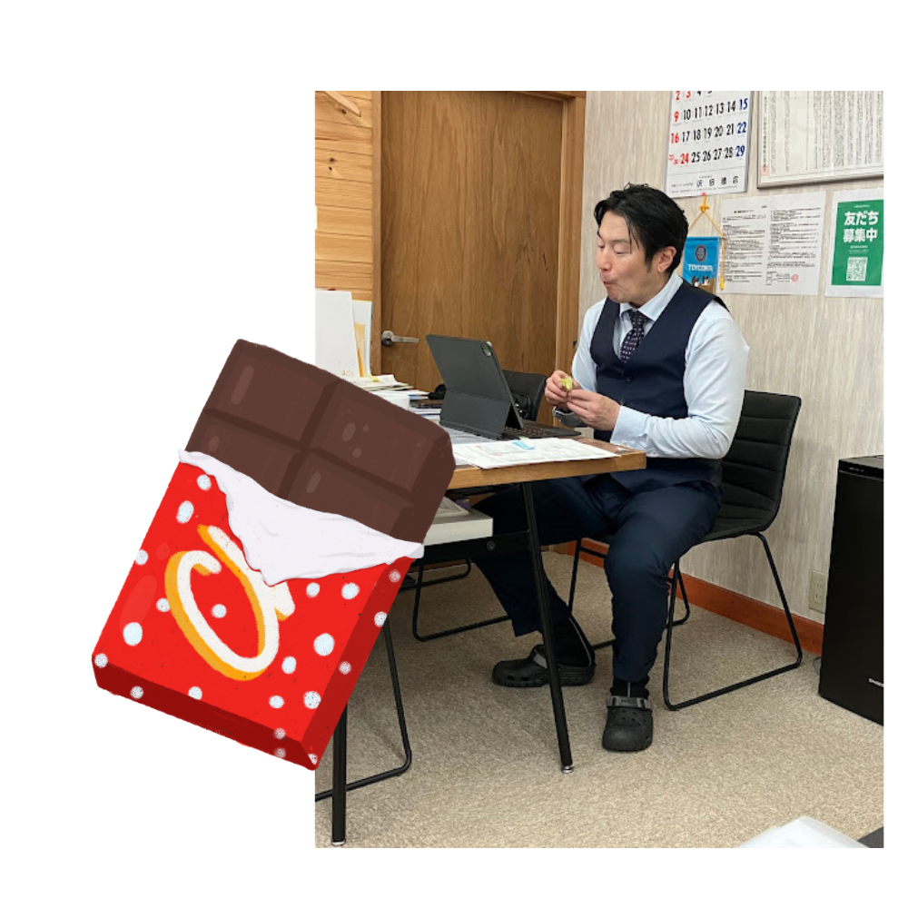 チョコレートパワー🍫